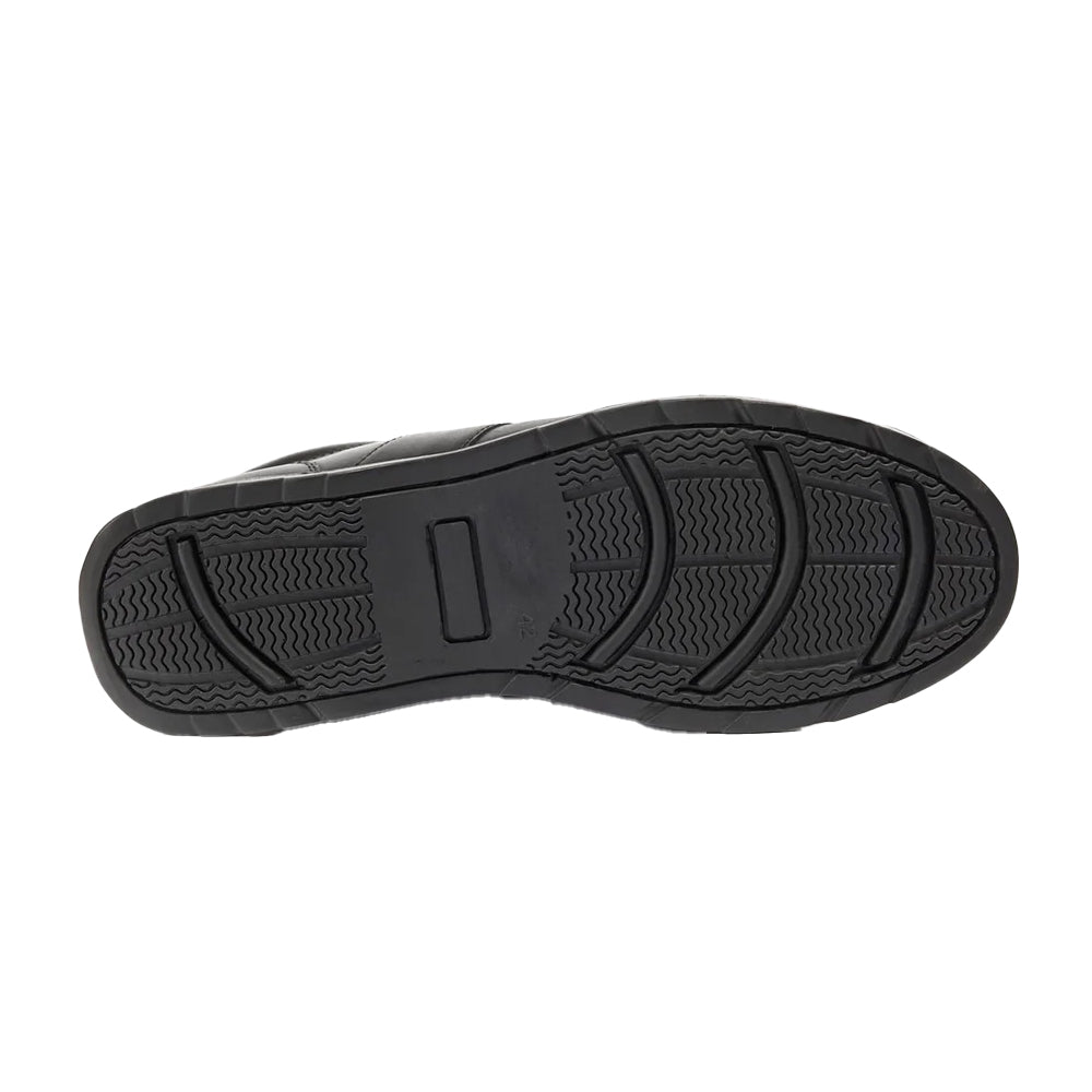 Black - Lifestyle - POD Boys Logan Leather School Shoes
