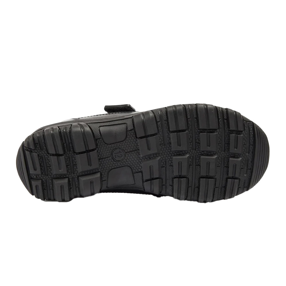 Black - Lifestyle - POD Boys Sprint Leather School Shoes
