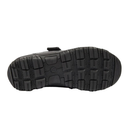 Black - Lifestyle - POD Boys Sprint Leather School Shoes