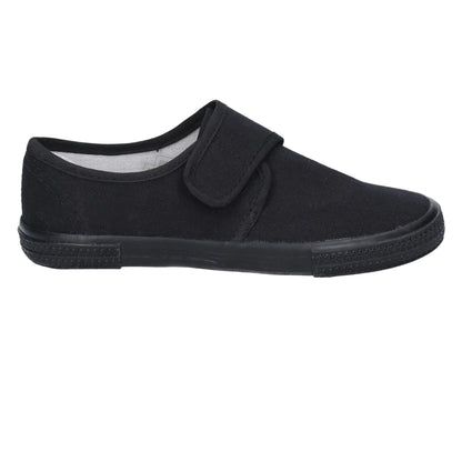 Black - Back - Mirak CSG-99248 Plimsolls - Boys Trainers - Unisex Trainers