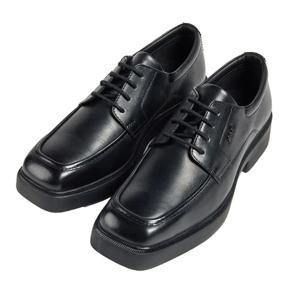 Black - Lifestyle - POD Girls Hazel Leather School Derby Shoes