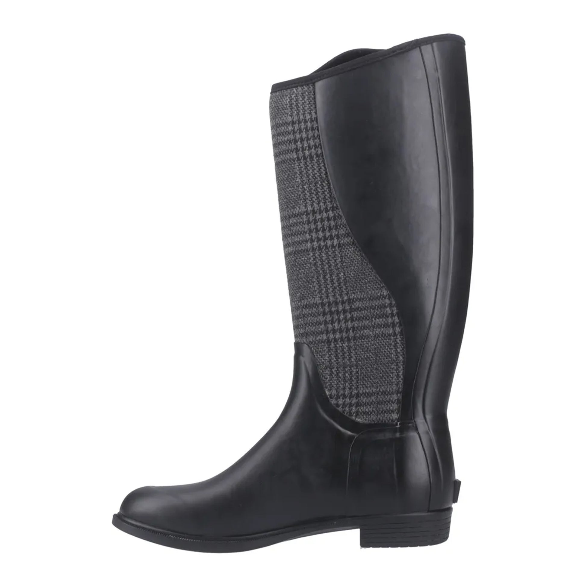 Black - Side - Muck Boots Womens-Ladies Derby Tall Wellington Boots