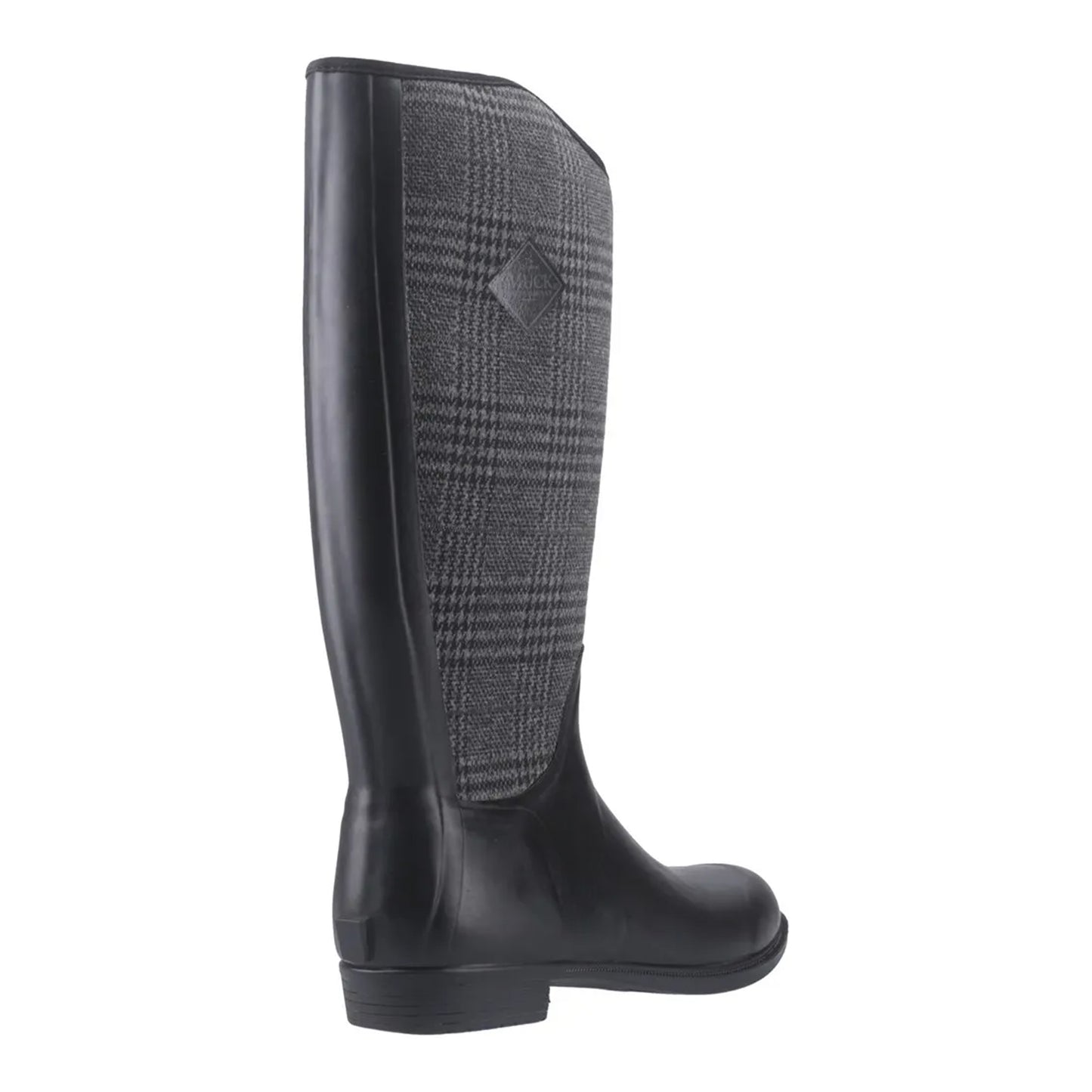 Black - Pack Shot - Muck Boots Womens-Ladies Derby Tall Wellington Boots