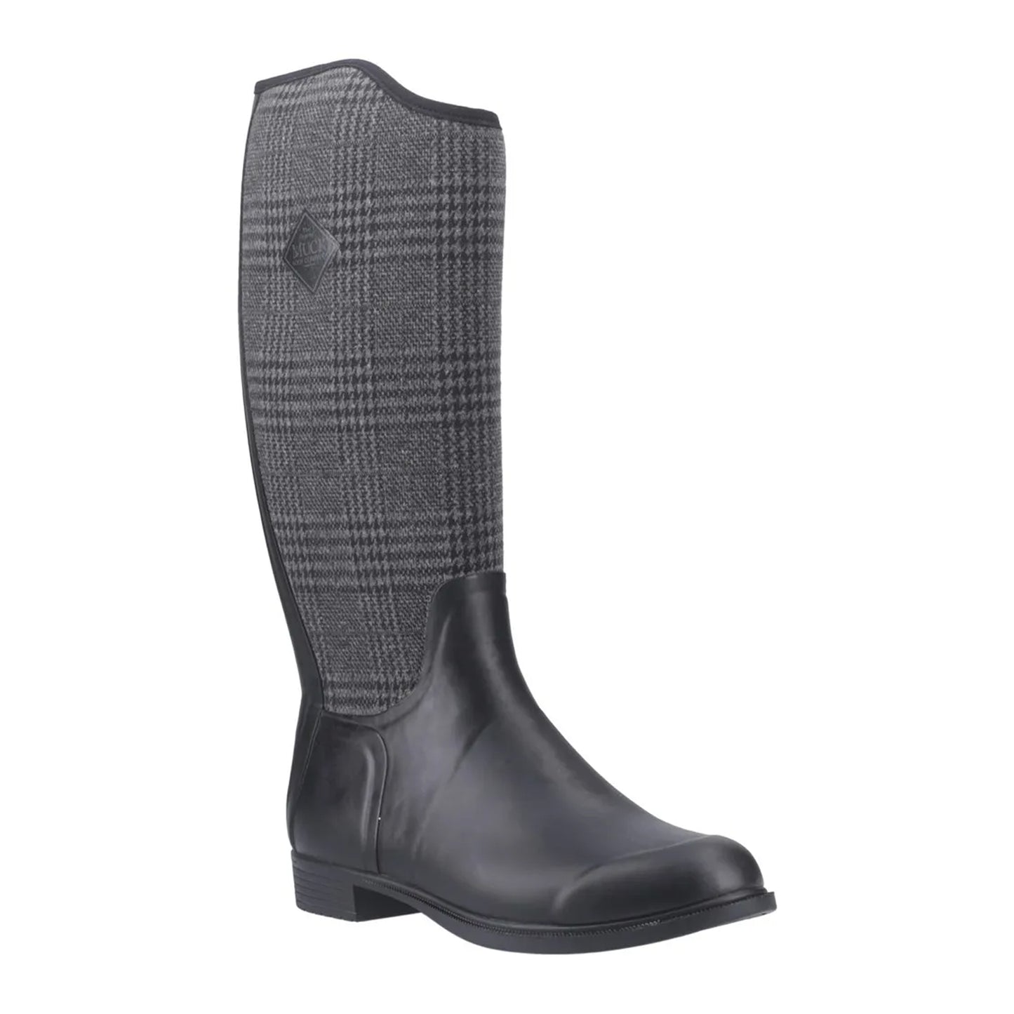 Black - Front - Muck Boots Womens-Ladies Derby Tall Wellington Boots