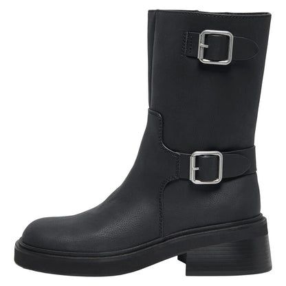 Black - Side - Only Womens-Ladies Butter Calf Boots