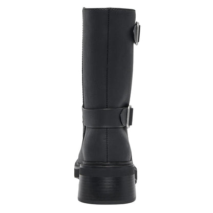 Black - Back - Only Womens-Ladies Butter Calf Boots