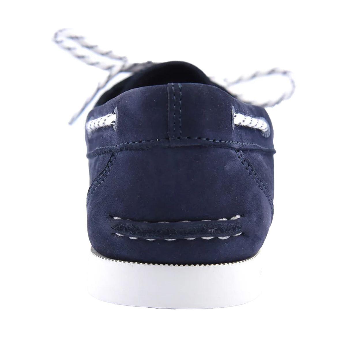 Navy - Back - Sperry Womens-Ladies Authentic 1 Leather Boat Shoes
