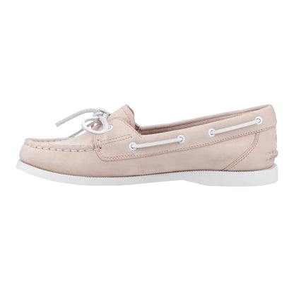 Blush - Side - Sperry Womens-Ladies Authentic 1 Leather Boat Shoes