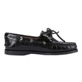 Black - Lifestyle - Sperry Womens-Ladies Authentic 2 Leather Boat Shoes