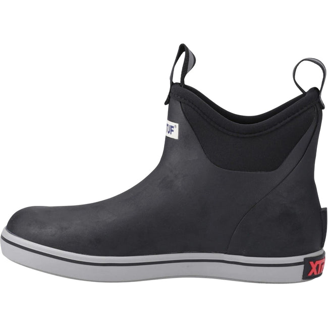 Black - Pack Shot - Xtratuf Mens Trolling Ankle Deck Boots