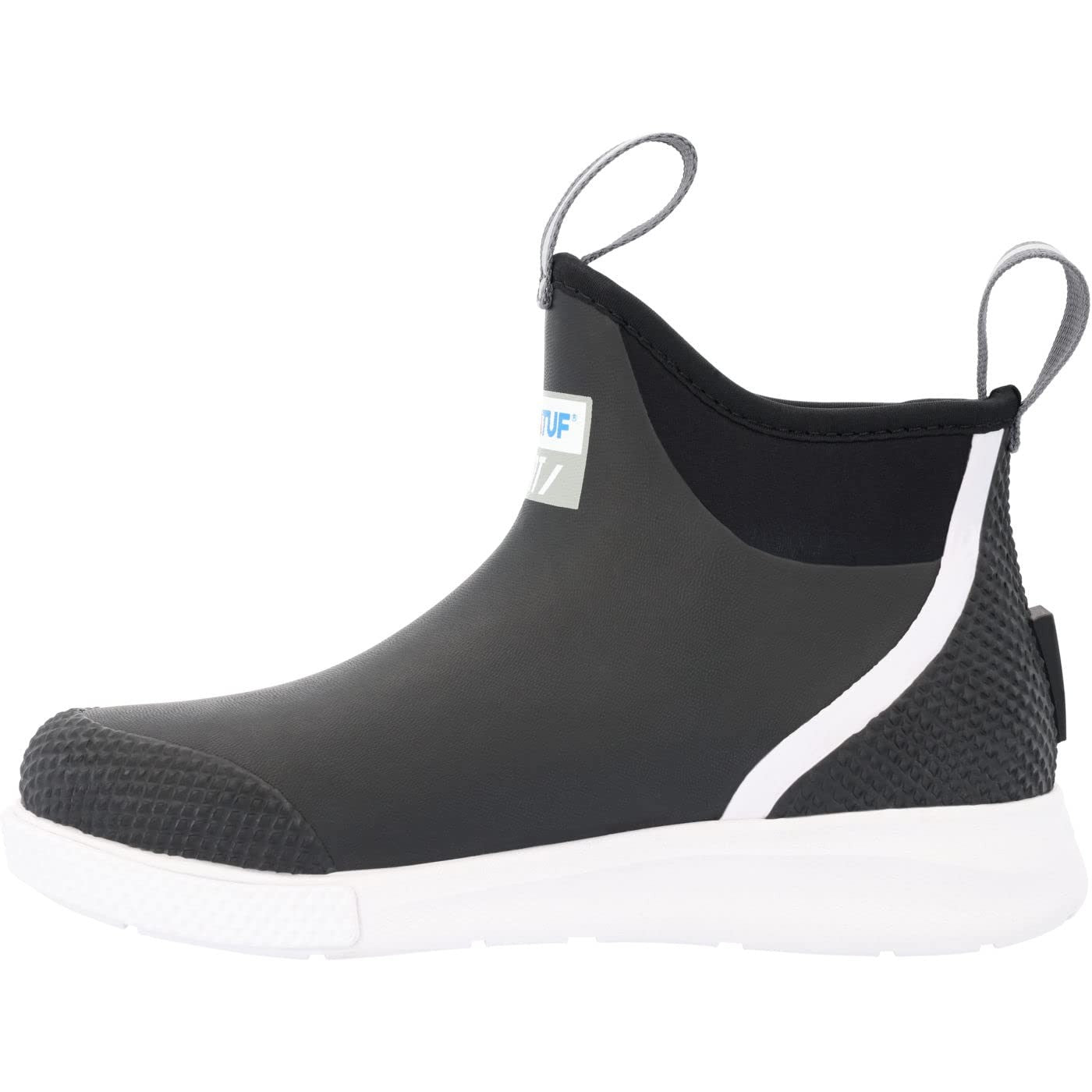 Black - Pack Shot - Xtratuf Womens-Ladies Sports Ankle Deck Boots