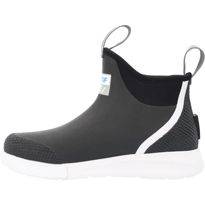 Black - Pack Shot - Xtratuf Womens-Ladies Sports Ankle Deck Boots