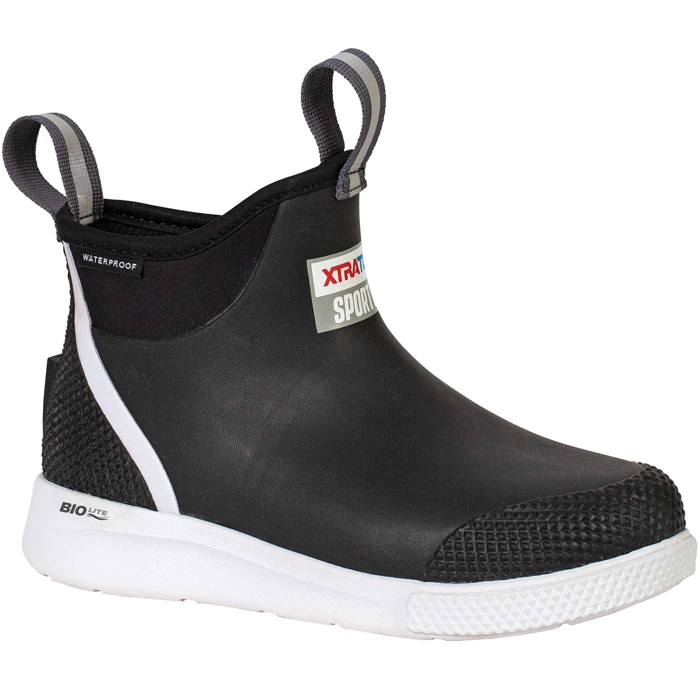 Black - Front - Xtratuf Womens-Ladies Sports Ankle Deck Boots
