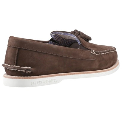 Mink - Back - Sperry Mens Authentic Original Leather Boat Shoes