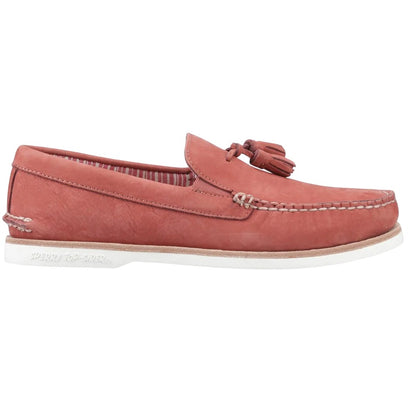 Red - Lifestyle - Sperry Mens Authentic Original Leather Boat Shoes