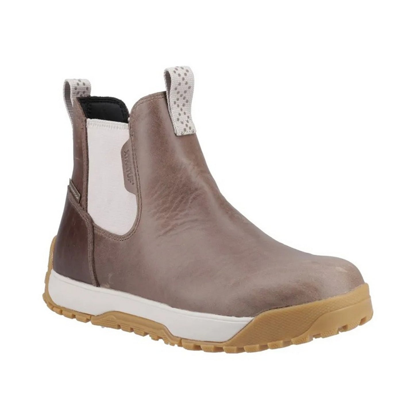 Stone - Front - Xtratuf Womens-Ladies Leather Ankle Deck Boots