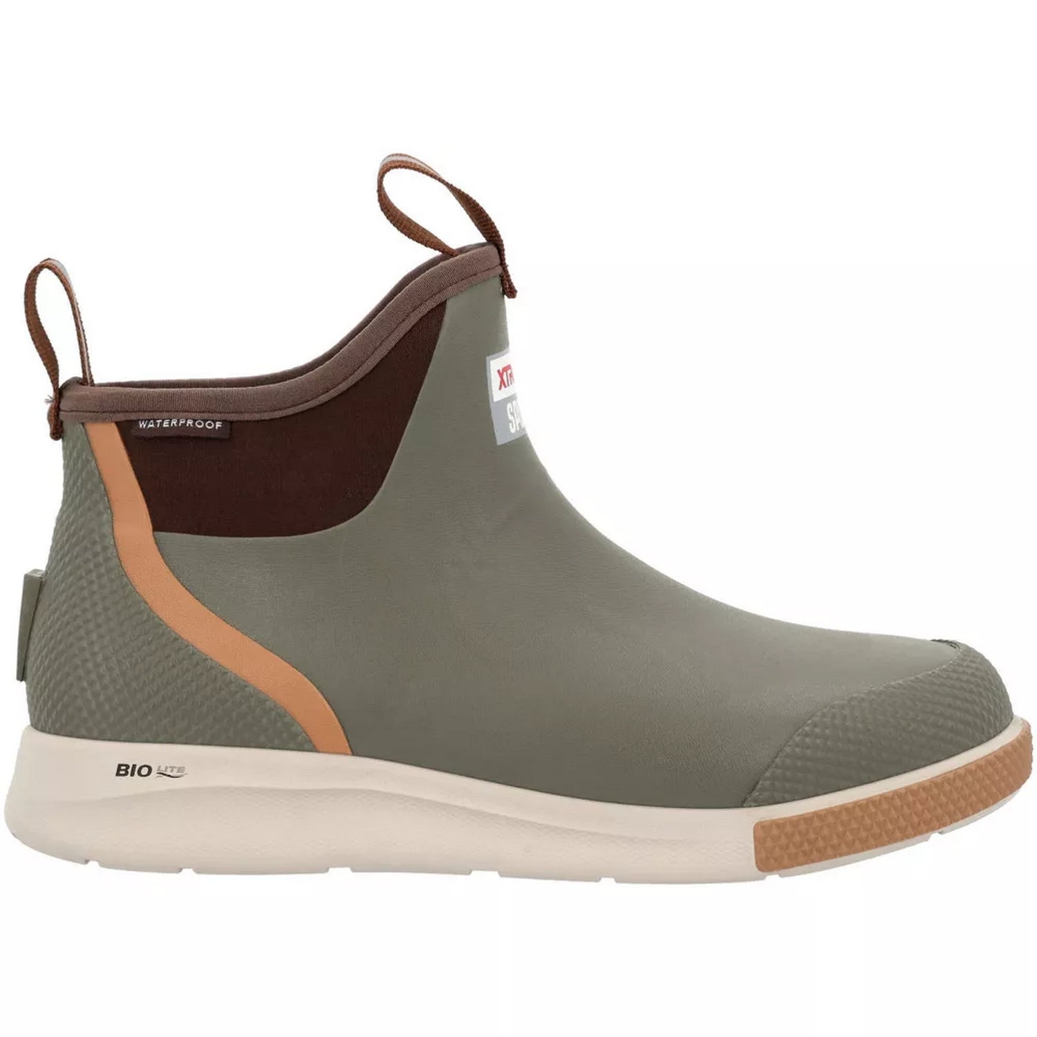 Olive - Side - Xtratuf Mens Ankle Boots