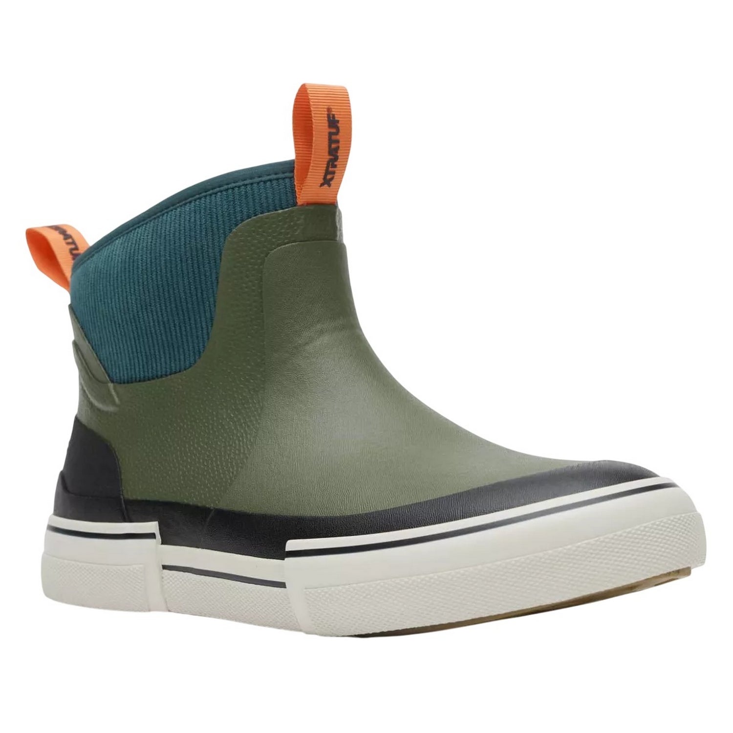 Green - Front - Xtratuf Mens Out of the Ordinary Ankle Deck Boots