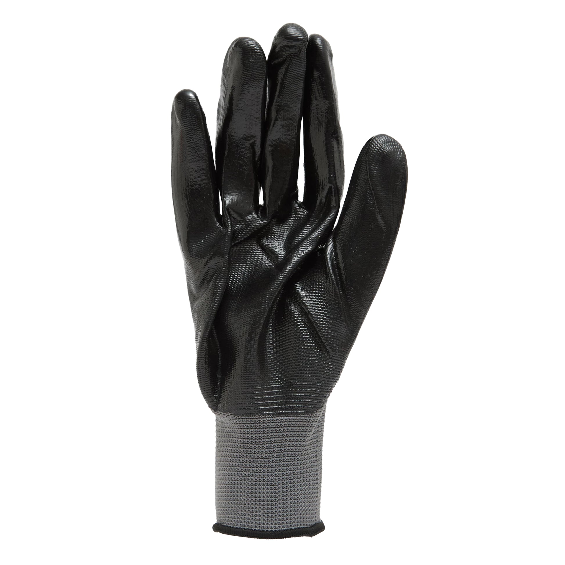 Grey - Back - Stanley Nitrile Gripped Safety Gloves
