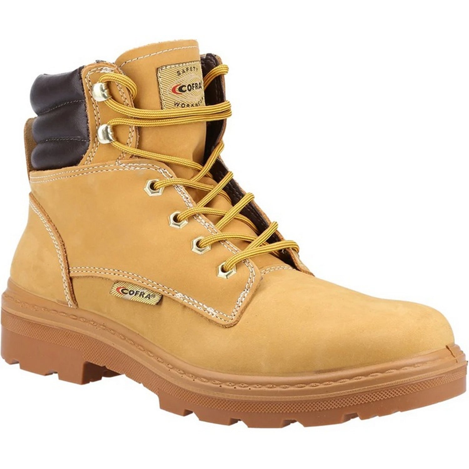 Honey - Front - Cofra Unisex Adult Kaibab Leather Safety Boots