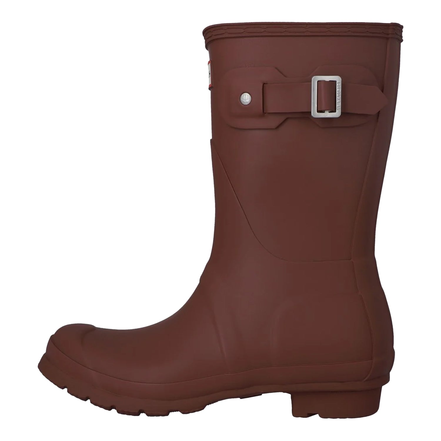 Muted Berry - Side - Hunter Womens-Ladies Original Short Wellington Boots