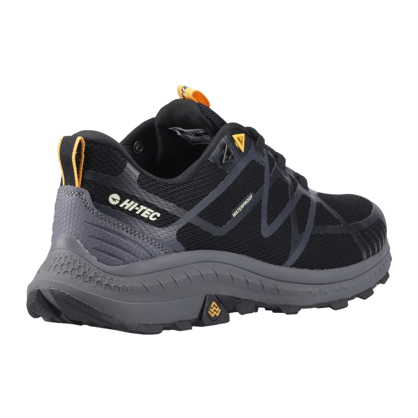 Grey-Black - Back - Hi-Tec Mens Mauna Walking Shoes