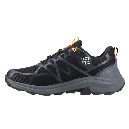 Grey-Black - Side - Hi-Tec Mens Mauna Walking Shoes