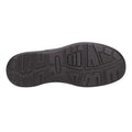 Black - Pack Shot - Fleet & Foster Mens Magpie Leather Loafers