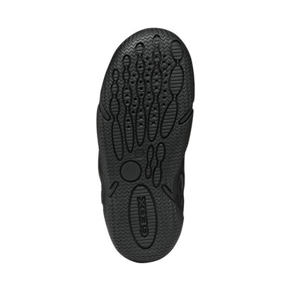 Black - Lifestyle - Geox Boys Wader Leather School Shoes