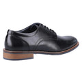 Black - Back - Hush Puppies Mens Damien Leather Lace Up Shoes