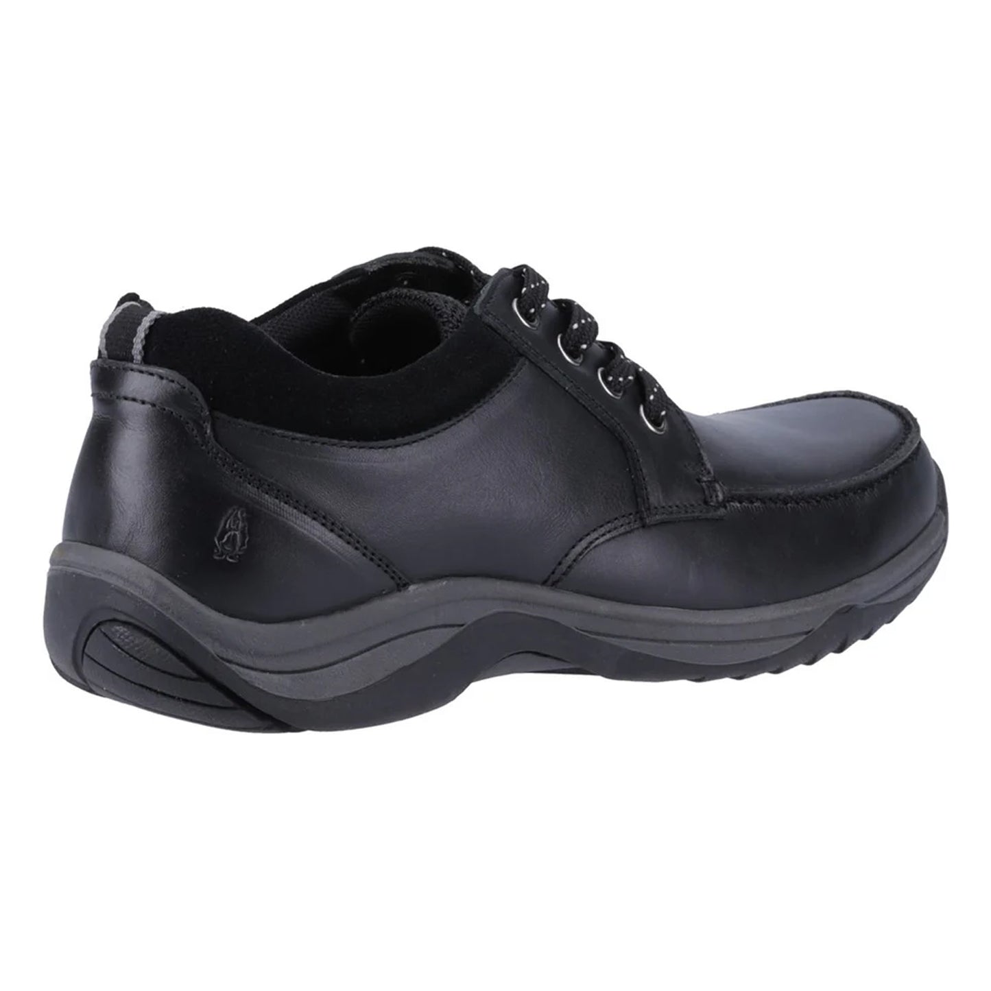 Black - Back - Hush Puppies Mens Derek Lace Up Shoes