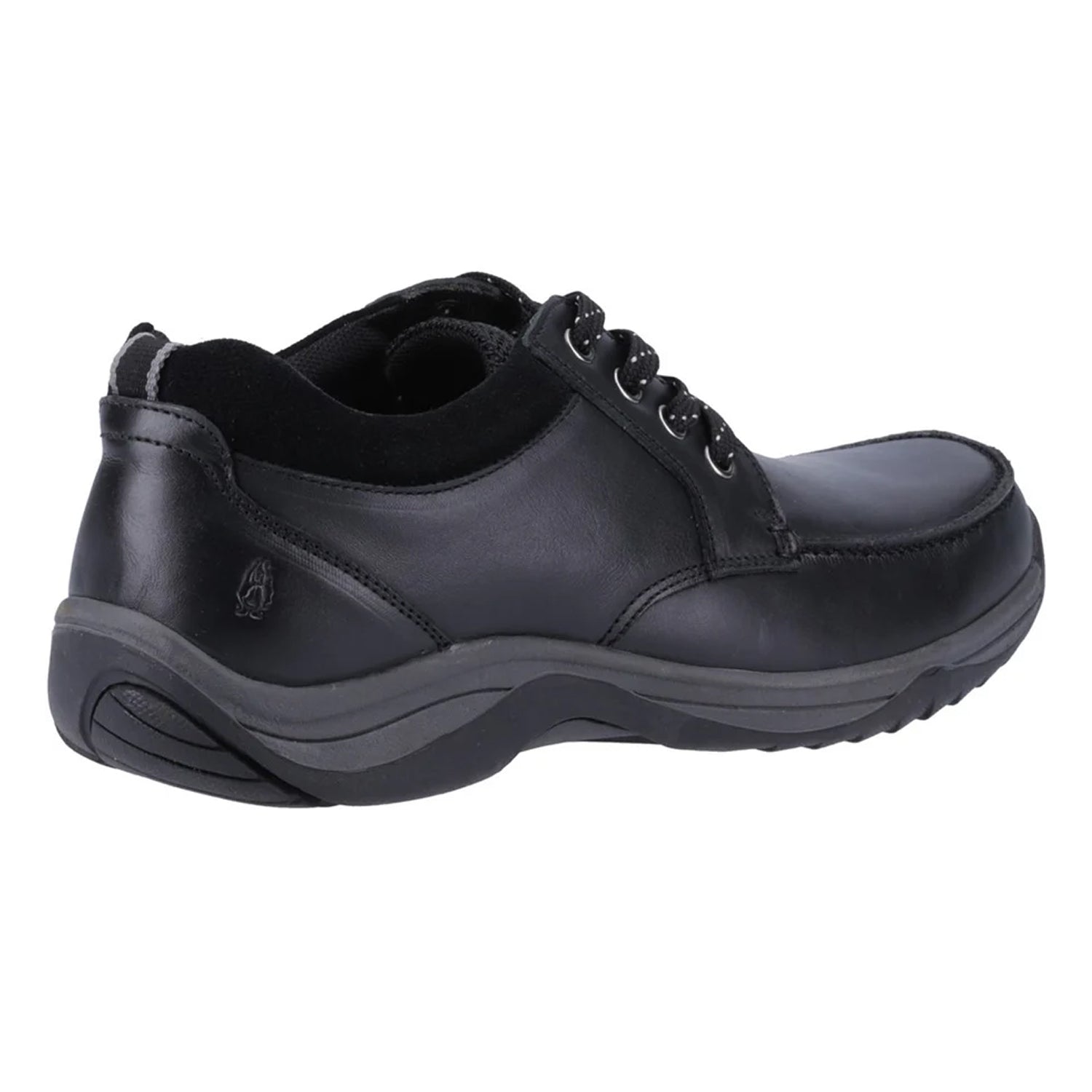Black - Back - Hush Puppies Mens Derek Lace Up Shoes