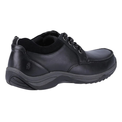 Black - Back - Hush Puppies Mens Derek Lace Up Shoes