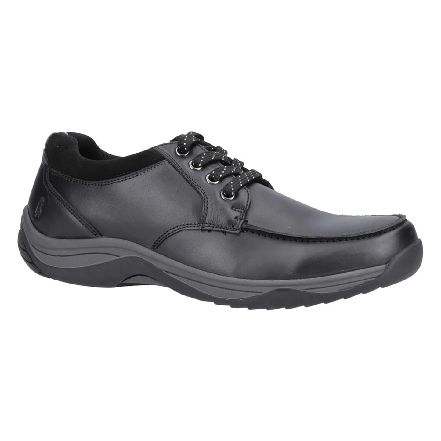 Black - Front - Hush Puppies Mens Derek Lace Up Shoes