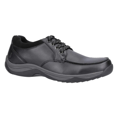 Black - Front - Hush Puppies Mens Derek Lace Up Shoes
