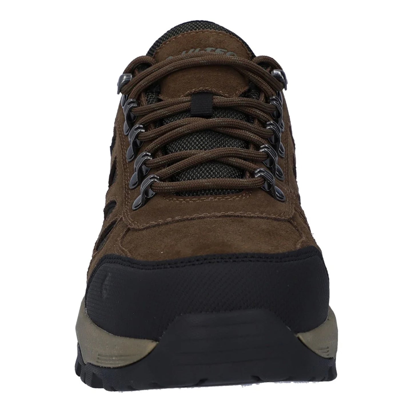 Smokey Brown-Khaki Green - Pack Shot - Hi-Tec Mens Bandera Expedition Suede Low Walking Shoes