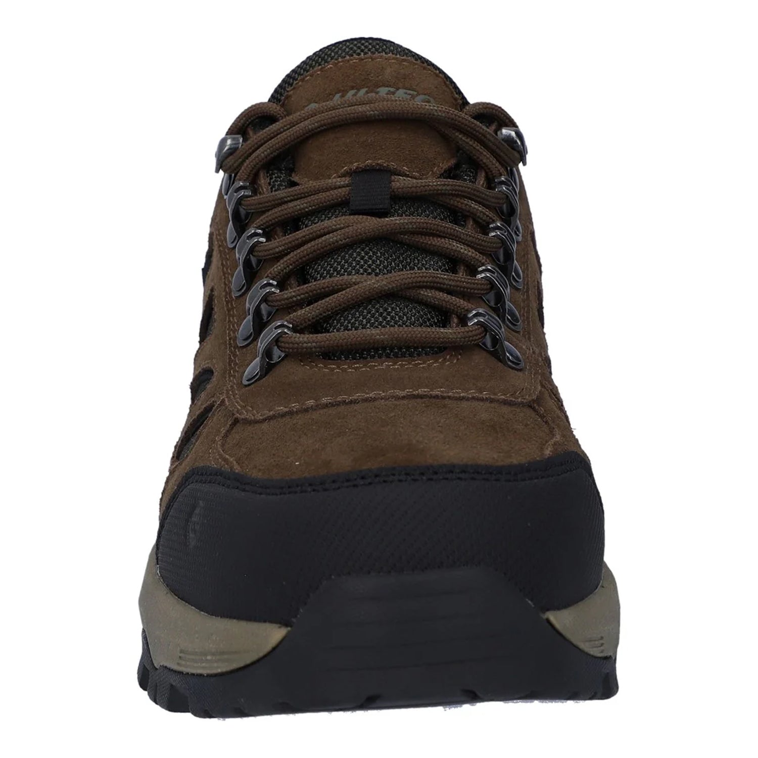 Smokey Brown-Khaki Green - Pack Shot - Hi-Tec Mens Bandera Expedition Suede Low Walking Shoes