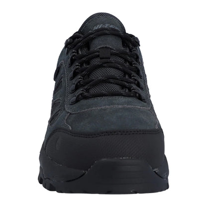 Charcoal-Black - Pack Shot - Hi-Tec Mens Bandera Expedition Suede Low Walking Shoes