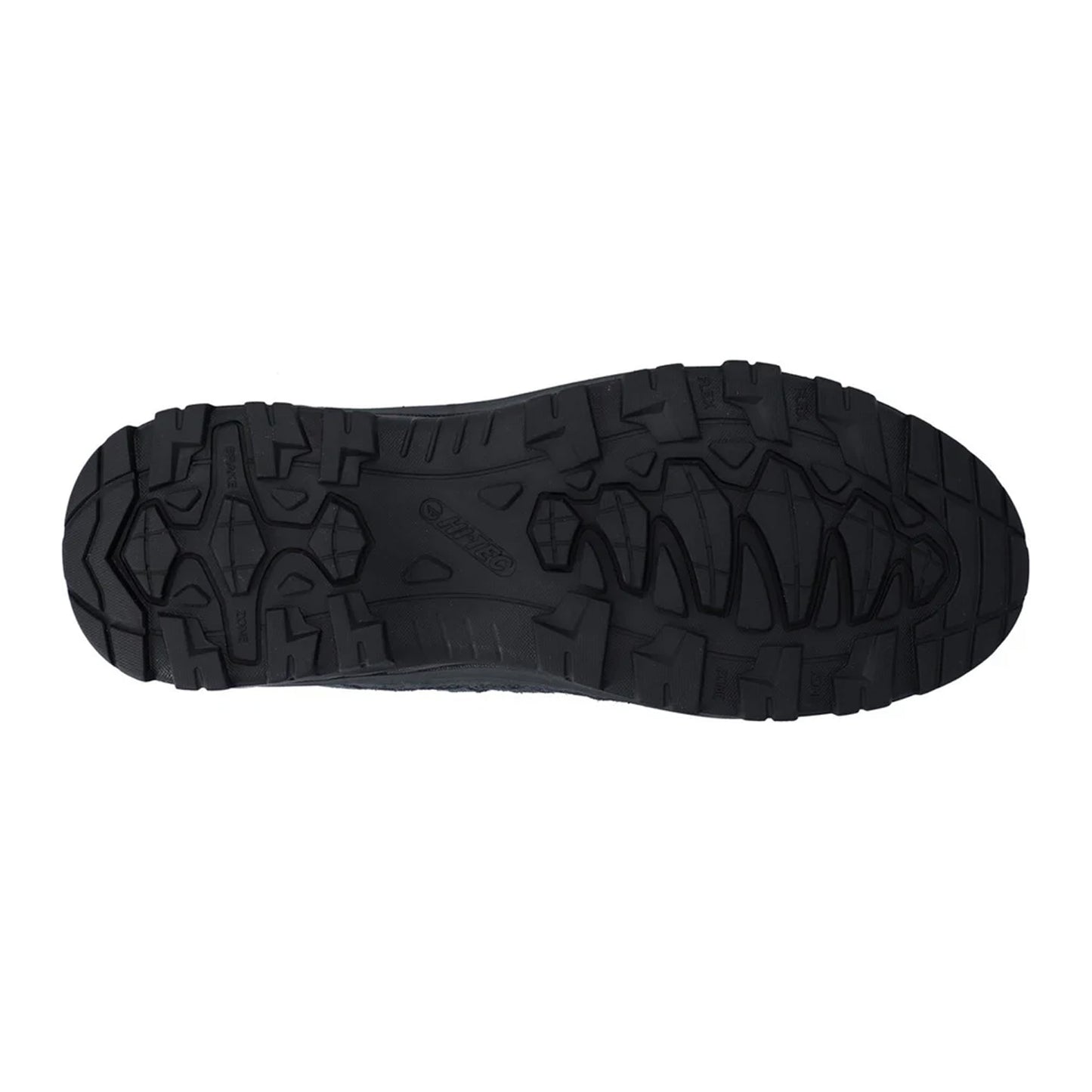 Charcoal-Black - Close up - Hi-Tec Mens Bandera Expedition Suede Low Walking Shoes