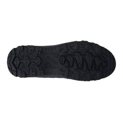 Charcoal-Black - Close up - Hi-Tec Mens Bandera Expedition Suede Low Walking Shoes