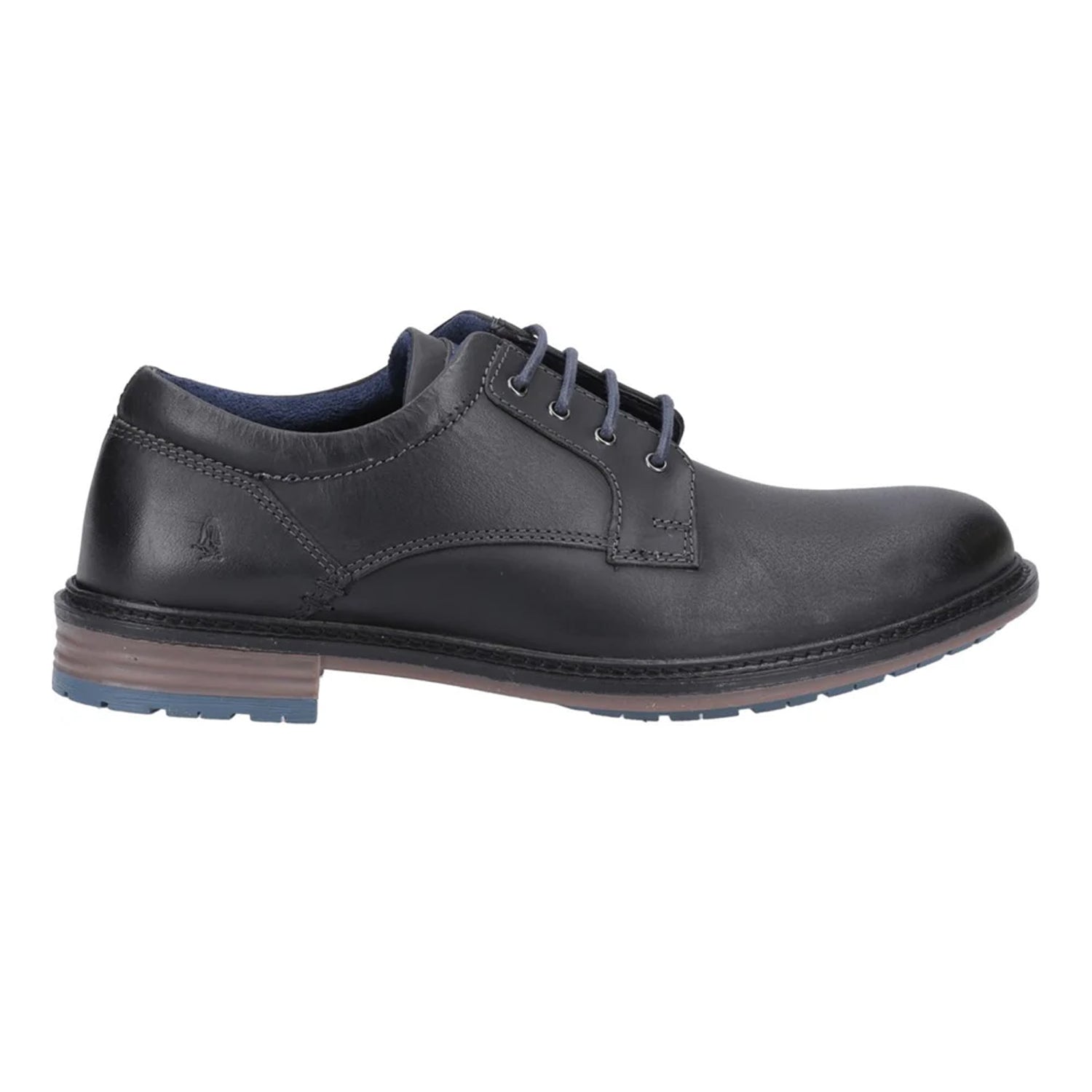 Black - Lifestyle - Hush Puppies Mens Julian Leather Shoes