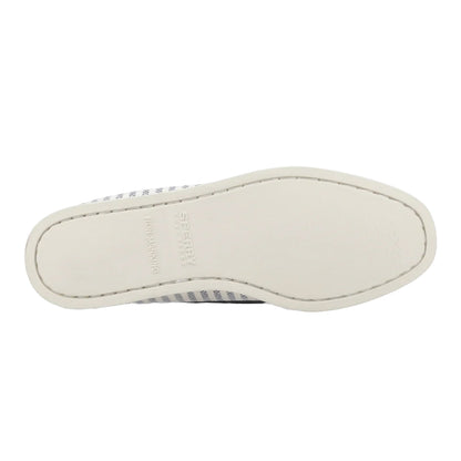 White-Navy - Pack Shot - Sperry Womens-Ladies Authentic Original Leather Boat Shoes