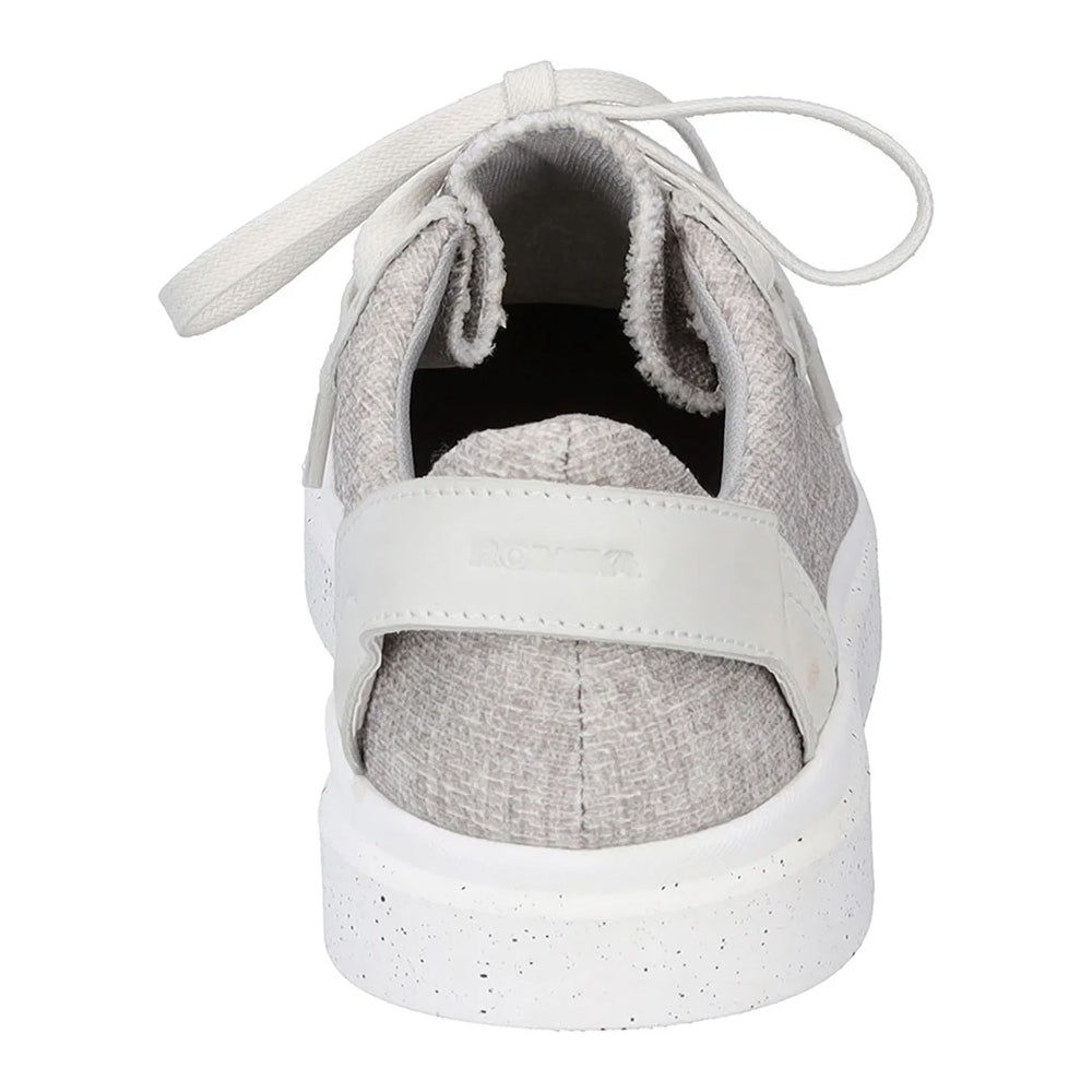 Beige - Back - Josef Seibel Womens-Ladies Helsinki Leather Trainers