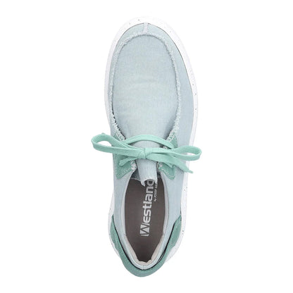 Mint - Pack Shot - Josef Seibel Womens-Ladies Helsinki Leather Trainers