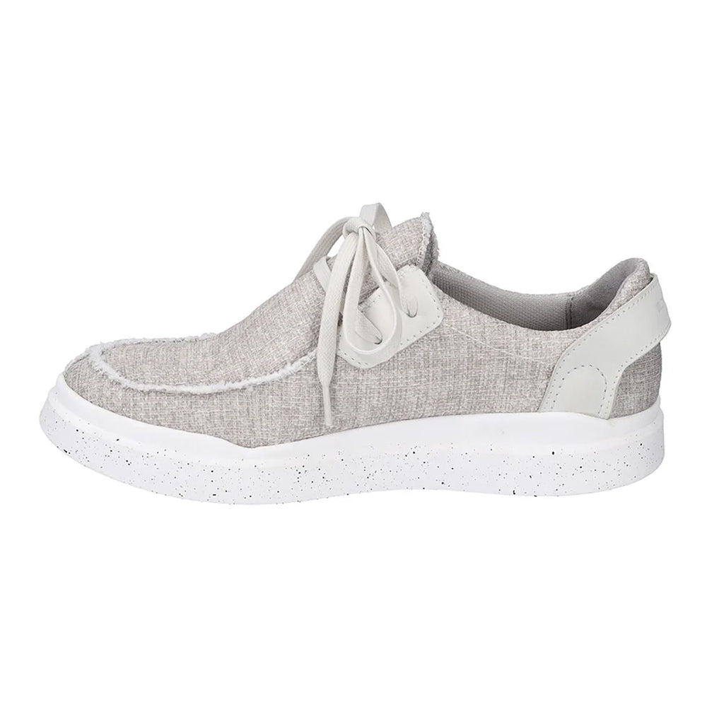 Beige - Side - Josef Seibel Womens-Ladies Helsinki Leather Trainers