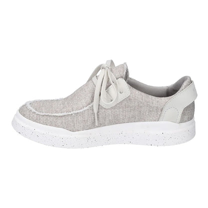 Beige - Side - Josef Seibel Womens-Ladies Helsinki Leather Trainers