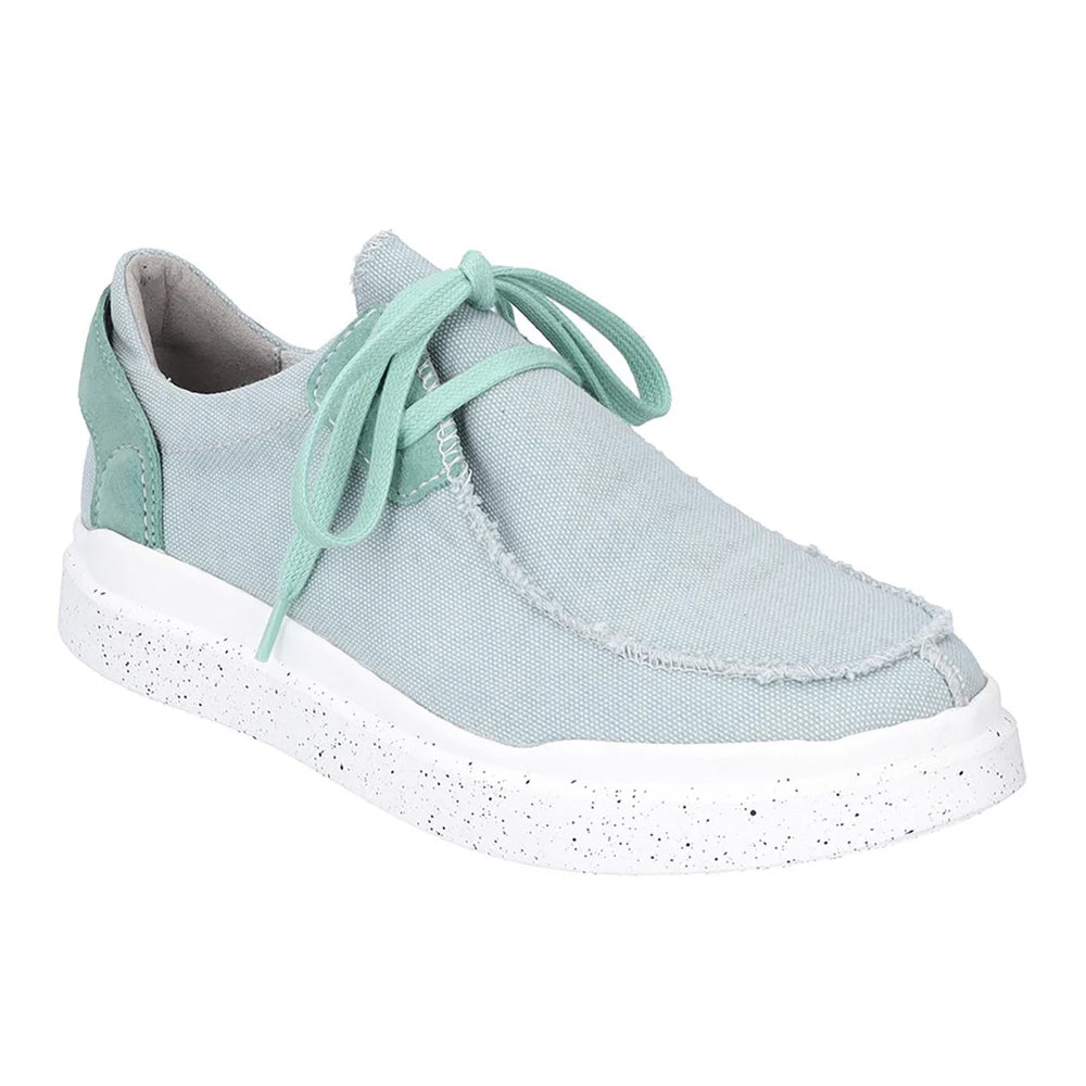Mint - Front - Josef Seibel Womens-Ladies Helsinki Leather Trainers