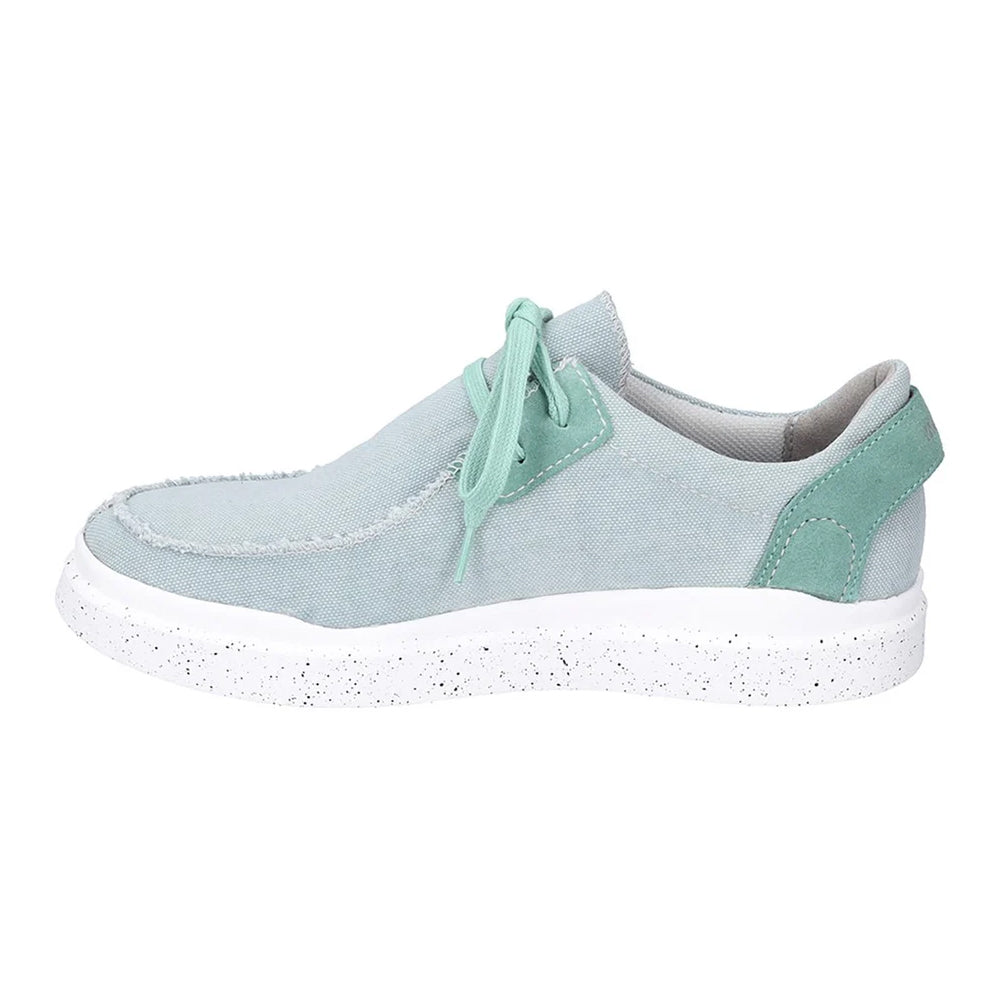 Mint - Side - Josef Seibel Womens-Ladies Helsinki Leather Trainers