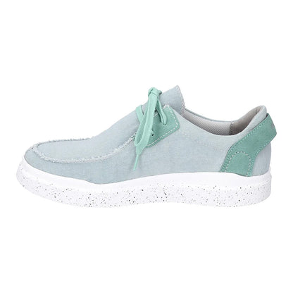 Mint - Side - Josef Seibel Womens-Ladies Helsinki Leather Trainers