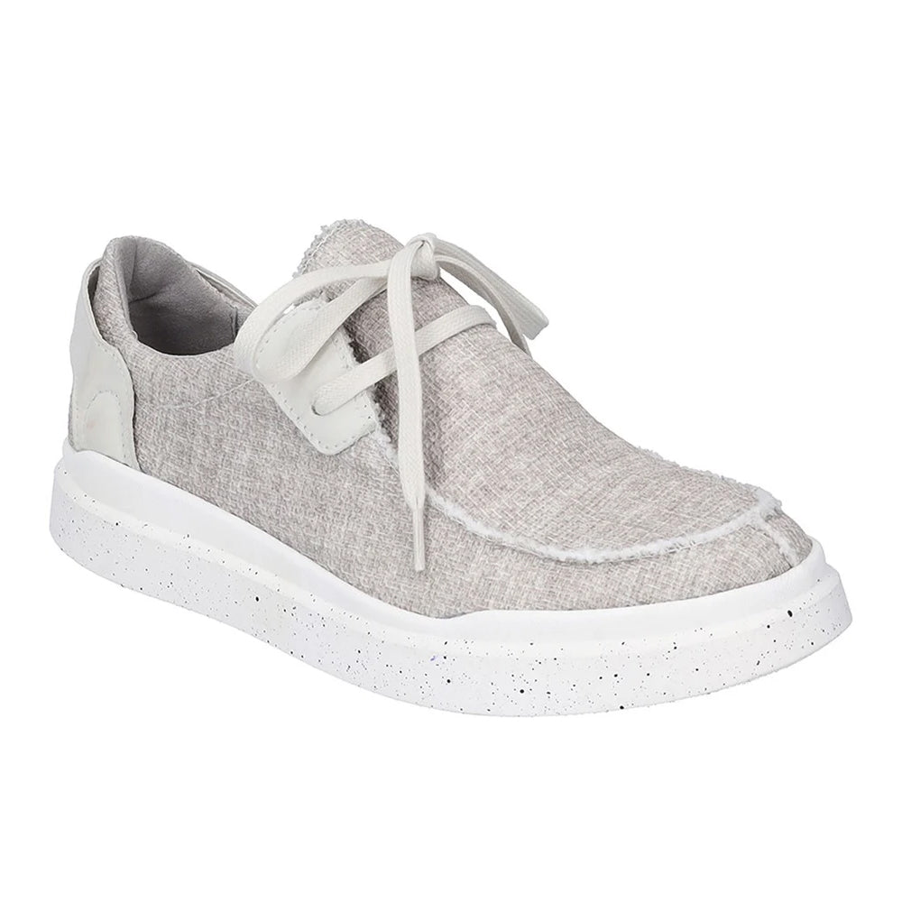 Beige - Front - Josef Seibel Womens-Ladies Helsinki Leather Trainers